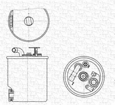 MAGNETI MARELLI 213908531000 -  Топливный фильтр